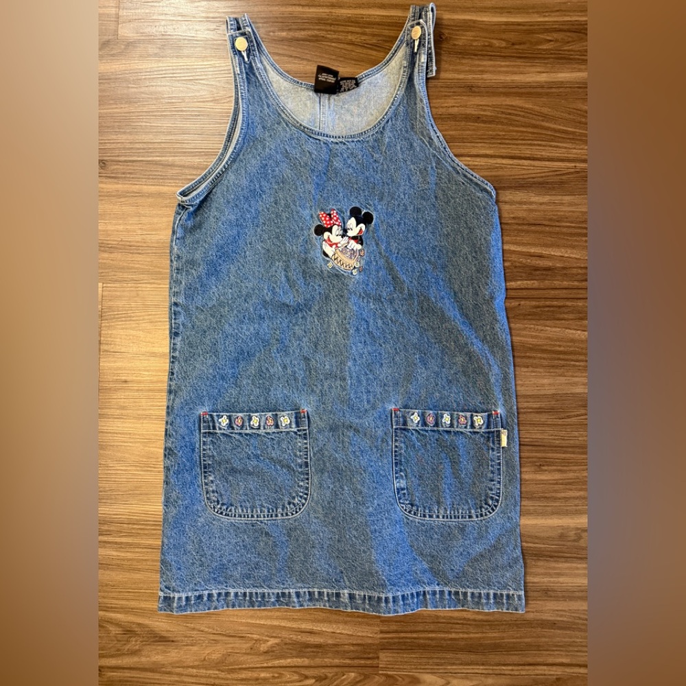 Vintage Mickey Unlimited Blue Denim Dress